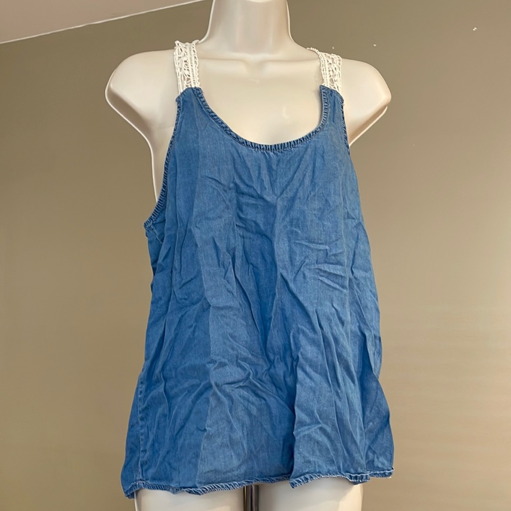 Denim tank top